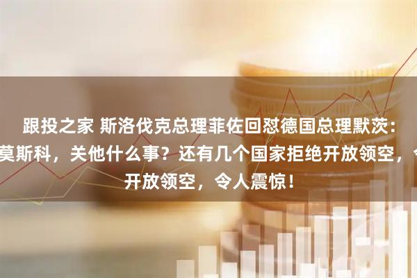 跟投之家 斯洛伐克总理菲佐回怼德国总理默茨：我去不去莫斯科，关他什么事？还有几个国家拒绝开放领空，令人震惊！